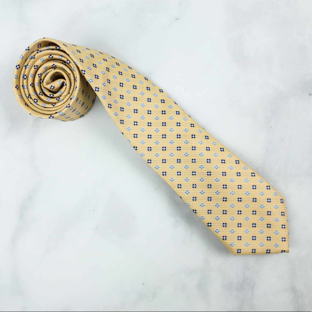 NWT Nautica yellow and blue tie